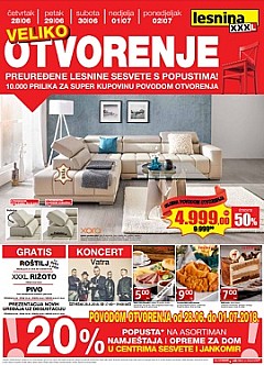 Lesnina Katalog Veliko Otvorenje Sesvete