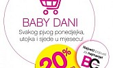 Bipa Baby dani -20% na baby asortiman