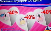 DM vikend akcija svi parfemi -40%