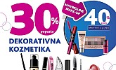 Kozmo vikend akcija -30% dekorativna kozmetika