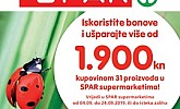 Spar kuponi neprehrana rujan 2019