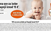 Muller akcija -15% za bebe lipanj 2025