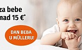 Muller akcija -15% za bebe srpanj 2025