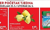 Interspar i Spar akcija za početak tjedna do 26. 5.