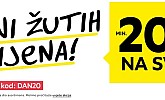 Lesnina akcija Dani žutih cijena -20% na sve