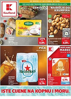 Kaufland katalog Sendvići, najbolje od krumpira, pića