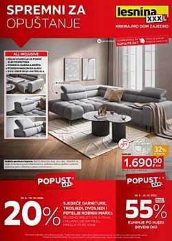 Lesnina katalog Spremni za opuštanje