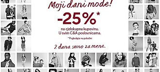 C&A Dani mode -25% na sve