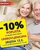 Konzum -10% popusta za umirovljenike