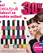 Kozmo popust 30% lakovi za nokte Beauty UK