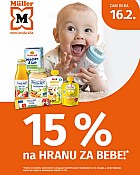 Muller akcija -15% na hranu za bebe