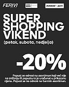 Ferivi Sport webshop akcija Super shopping vikend do 25.04.