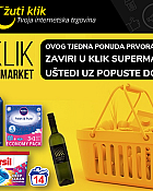 Žuti klik webshop akcija Supermarket do 50%
