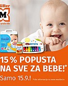 Muller akcija -15% popusta na sve za bebe