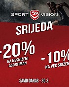 Sport Vision webshop akcija Sport Vision srijeda 30.03.