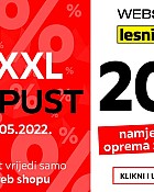 Lesnina webshop akcija XXXL popust 01.05.