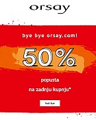 Orsay webshop akcija 50% popusta
