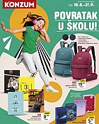 Konzum katalog Povratak u školu 2025