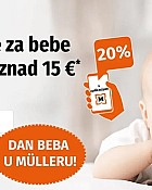 Muller akcija -15% za bebe listopad 2025