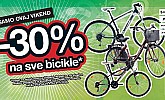 Hervis akcija -30% na sve bicikle