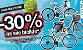 Hervis akcija -30% na sve bicikle