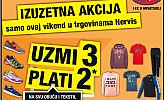 Hervis vikend akcija Uzmi 3 plati 2