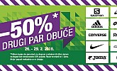 Hervis vikend akcija -50% popusta na drugi par obuće