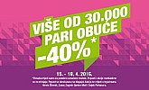 Hervis vikend akcija -40% obuća