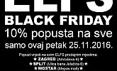 ELFS akcija Black Friday