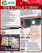 KTC katalog Sve u pola cijene do 13.8.