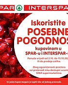 Spar i Interspar kuponi prehrana do 15.10.