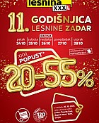 Lesnina katalog 11. godišnjica Lesnine Zadar