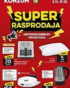 Konzum katalog Super rasprodaja neprehrambenih proizvoda