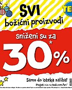 TEDI akcija -30% svi božićni proizvodi