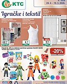 KTC katalog Igračke i tekstil do 10.3.