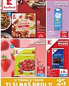 Kaufland katalog Okusi Italije, Bez laktoze i glutena, Najbolje od jagode