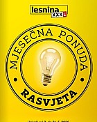 Lesnina katalog Rasvjeta svibanj 2026