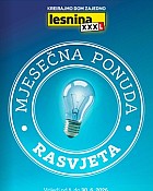 Lesnina katalog Rasvjeta lipanj 2026