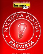 Lesnina katalog Rasvjeta srpanj 2026