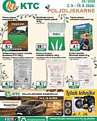 KTC katalog Poljoljekarne do 15.9.